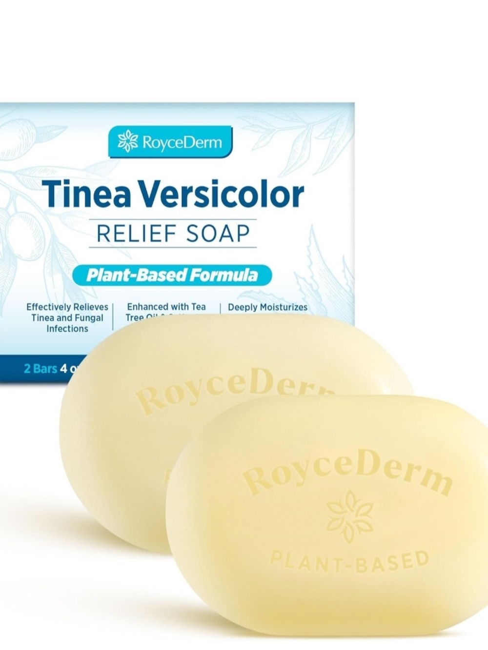 RoyceDerm Tinea Versicolor Relief Soap (2 Bars)